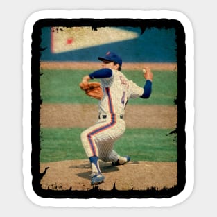 Tom Seaver Pitching on Opening Day on Sticker